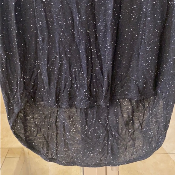 Express One Eleven marled black quarter length tee - Picture 3 of 6